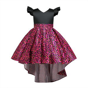 Abito da festa di moda in stile europeo leopardo principessa abiti da compleanno per ragazze di 10 anni <span class=keywords><strong>vestito</strong></span> da ragazza per bambini - Product Image 4