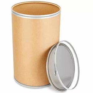 CH Wholesale - Tambor de Papel Grande de 66 cm x 80 cm, Tambores de Fibra Grandes para el Transporte de Productos Químicos por Contenedor, Logotipo Personalizado o UN - Product Image 2