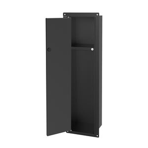 304 SUS multifonctionnel caché porte-brosse de toilette salle de bain dissimulé encastré niche porte-papier hygiénique - Product Image 4