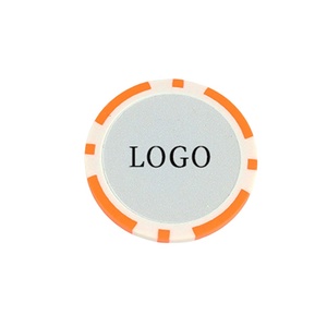 Logo personnalisé couleur marqueur de balle de golf de jeton de poker de 40mm de diamètre - Product Image 4