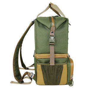 Sac à dos en polyester recyclable grande capacité, décontracté, pour le camping, double couche, avec fermeture éclair, portable, pour la conservation de la chaleur en extérieur - Product Image 4