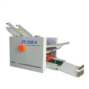 ZE-8B/4 elektrik masaüstü talimat kağıt katlama makinesi kağıt katlama makinesi bükme makinesi
