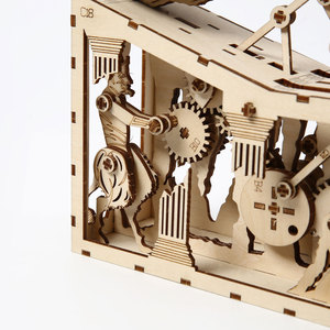 Puzzle 3D en bois mécanique Sisyphus à monter soi-même, sculptures 3D en bois pour adultes, modè<span class=keywords><strong>le</strong></span> <span class=keywords><strong>de</strong></span> construction artistique cinétique inspiré du <span class=keywords><strong>mythe</strong></span> grec - Product Image 5