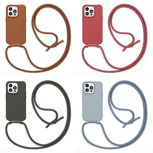 Correa Cruzada para Teléfono Móvil, <span class=keywords><strong>Funda</strong></span> Desmontable de TPU para <span class=keywords><strong>Iphone</strong></span> 14 15 16 Plus Pro Max Samsung S24 Ultra - Product Image 3