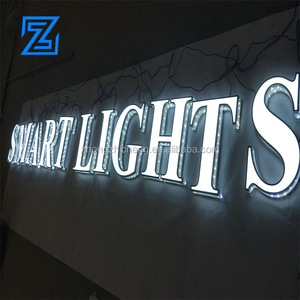 Letras Acrílicas Luminosas 3D Personalizadas, Letreros Luminosos para Exteriores de Edificios, Letras de Canal LED, Letras Troqueladas para Tiendas - Product Image 4