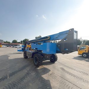Factory Hot Selling 28m selbst fahrender elektrischer Ausleger Hub Hubarbe its bühne Teleskop ausleger Manlift Truck - Product Image 2