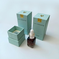 Boîte de bouteille de compte-gouttes de parfum mignon, boîte d'huile essentielle, flacon de vernis à ongles, huile, boîte en papier, emballage avec doublure EVA
