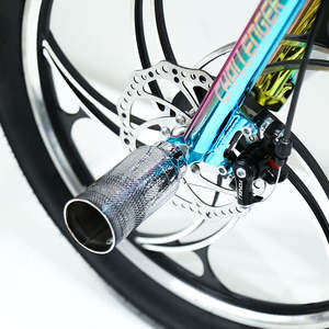 Vélo à frein à disque MTBGO CSY11 <span class=keywords><strong>BMX</strong></span> Gt Style 21 vitesses, roues en alliage d'aluminium de 20 pouces, éclairage LED - Product Image 5