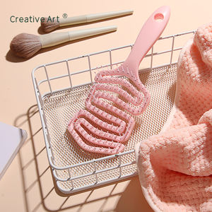 แปรงหวีผมสีสำหรับดูแลเส้นผมแปรงผมที่ระบายไม่พันกันสินค้าดีไซน์ใหม่ออกแบบโลโก้ได้ตามต้องการ - Product Image 5