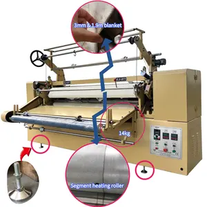 Fabriek Fabrikant Huaen ZJ-217 Fancy Plooien Machine Side Mes Doos Spar Bamboe Plisse Stof Plisse Machine