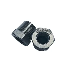 304 stainless steel core joint thickened directly extend the extension pipe joint connector hex bushing