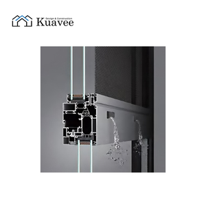 Fenêtre coulissante de cuisine en aluminium pour projet de villa, avec cadre en aluminium, design coupe-vent intérieur et vitrage Low-E pour la ventilation domestique - Product Image 3
