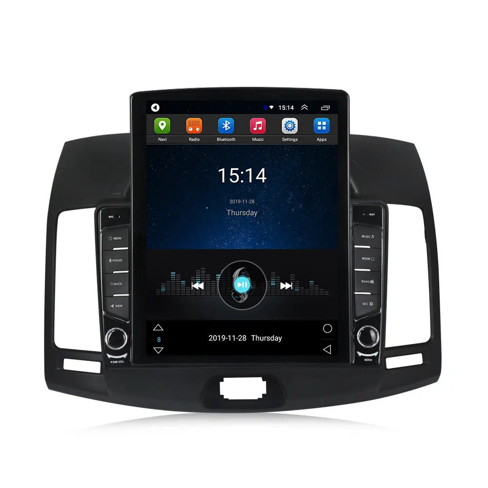 MEKEDE TS Android 9 1G + 16G Quad Core Lettore DVD Dell'automobile Per Hyundai Elantra 4 HD 2006-12 Radio Stereo Audio SWC GPS WIFI BT IPS DSP