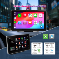7 pouces écran Carplay Portable multimédia voiture Dvr enregistreur caméra arrière portable android auto carplay pour Android Auto