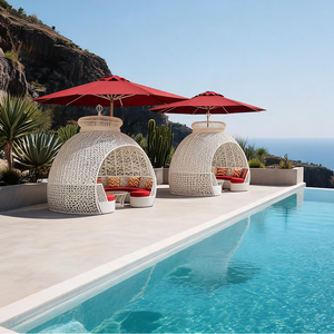 Ensemble <span class=keywords><strong>de</strong></span> chaises longues <span class=keywords><strong>de</strong></span> luxe en rotin, canapé décontracté, ensemble <span class=keywords><strong>de</strong></span> canapés pour bord <span class=keywords><strong>de</strong></span> piscine, chaises longues <span class=keywords><strong>de</strong></span> plage pour <span class=keywords><strong>bain</strong></span> <span class=keywords><strong>de</strong></span> <span class=keywords><strong>soleil</strong></span> - Product Image 2