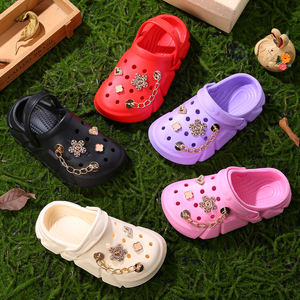Sepatu Clogs Anak Perempuan, Sandal Taman Anti-Selip untuk Luar Ruangan, Sepatu Pantai Lunak Anak Laki-Laki untuk Dalam Ruangan, Sepatu Kartun Berujung Tertutup, Sandal Lucu Berlubang - Product Image 2