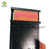 Pop up plancher chaussettes crochet en métal présentoir de chaussettes affichage rotatif slatwall affichage