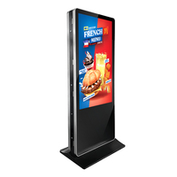 Pantalla Digital Inteligente de 55 Pulgadas para Interiores, 700 Nits, Android 14, 4K, Pantalla Dual