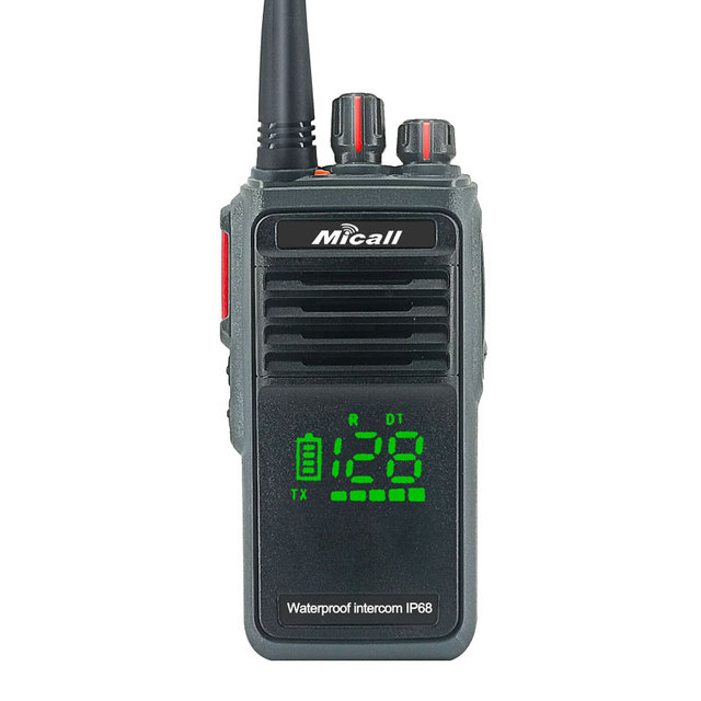10W IP67 Waterproof Analog Walkie Talkie VHF/UHF 400-480MHz Long Range Portable Marine Two-Way Radio with 3500-4000mAh Battery