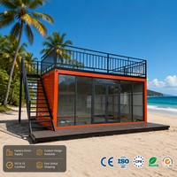 Maison conteneur préfabriquée de haute qualité et durable avec un design moderne pour usage résidentiel et commercial