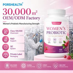 Probiotiques pour femmes en marque blanche avec formule canneberge et multi-souches |   Capsules de soutien de la flore vaginale OEM ODM - Product Image 2