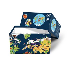 Rompecabezas <span class=keywords><strong>Plano</strong></span> de 70 Piezas de Papel Azul, Espacio Luminoso, Juguete Educativo de Ciencia Divertido para Niños de 7 a 14 Años, Caja de Color - Product Image 5