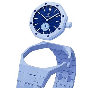 Correa <span class=keywords><strong>de</strong></span> <span class=keywords><strong>Reloj</strong></span> con Bisel Octagonal <span class=keywords><strong>de</strong></span> 22 mm, 8 Opciones <span class=keywords><strong>de</strong></span> Material Ecológico Seguro para la Piel, Convierte Relojes <span class=keywords><strong>de</strong></span> Bolsillo Royal Pop en Relojes <span class=keywords><strong>de</strong></span> Pulsera - Product Image 4