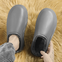 Sandales et Pantoufles à Semelle Flammée en Peluche de Sport Chaudes d'Hiver Personnalisées en Coton Fourrure, Logo Personnalisable pour Femmes et Hommes, Vente en Gros