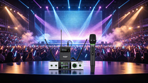 Microphone sans fil double XLR de haute qualité, avec boîtier métallique, 2 antennes, portée de 100 m, pour conférences et performances - Product Image 4