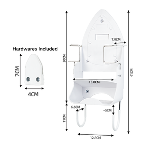 <strong>Ironing</strong> <strong>Board</strong> Hanger <strong>Wall</strong> <strong>Mount</strong> <strong>Ironing</strong> <strong>Board</strong> Holder <strong>Wall</strong> <strong>Mount</strong> for Laundry Rooms Storage Organizer - Product Image 5