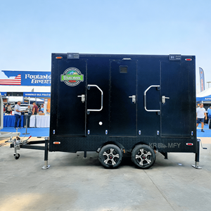 Remorque de toilettes portables de secours et de recherche avec suivi GPS pour personnes disparues et centre de coordination extérieur - Product Image 2