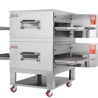 Four à pizza électrique professionnel à grande largeur de convoyeur pour restaurant