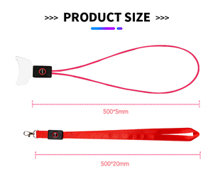 Qcool biểu tượng tùy chỉnh khuyến mại bán buôn số lượng lớn có thể sạc lại không thấm nước RGB ánh sáng hỗ trợ buổi hòa nhạc phụ kiện ánh sáng dây buộc - Product Image 4