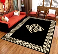Neues Design Bedruckter Teppich Beste Qualität Luxuriöser Moderner Stil Wohnzimmer Rutschfester Chenille-Druckteppich