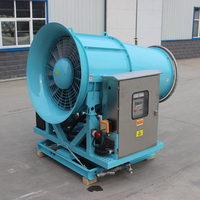 Canon à brouillard automatique à entraînement hydraulique Zhenton avec brume d'eau pour la suppression de la poussière dans les mines, les solutions d'aménagement paysager urbain et agricole
