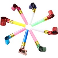 Glänzende Metallische Party-Hörner, Einfach zu Bedienende Lärmmacher für Kinderpartys & Veranstaltungen