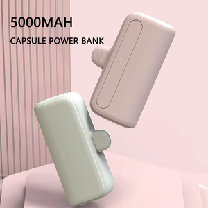 5000mah <strong>KC</strong> <strong>Certificate</strong> with Light Display Mini Power Portable Power Bank Bank Multiple Colors Mini Capsule Power Bank - Product Image 2