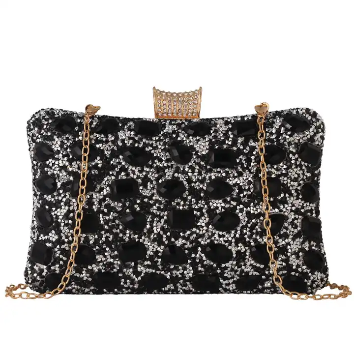 Luxury Designer Women Purse Handbags Ladies Evening Bags Rhinestone Clutch  Purse