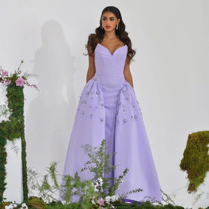Jancember SZ321 Robes de soirée formelles élégantes Lialc sans manches Robes de soirée - Product Image 2