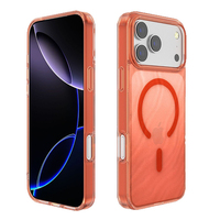 Nouvelle coque de téléphone magnétique antichoc en TPU et PC transparente pour iPhone 16 17 18 Pro Max