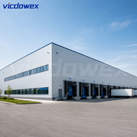 VICDOWEX Bâtiment à structure en acier à grande portée pour usine industrielle, atelier, entrepôt et hangar avec garantie de 5 ans