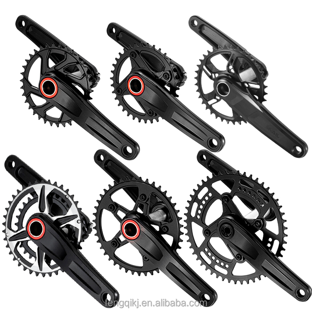 New Style Snail Hollow Integrated Aluminum MTB/BMX Bicycle Crankset 170mm 104BCD 34T 36T Bike Crank 9-12S