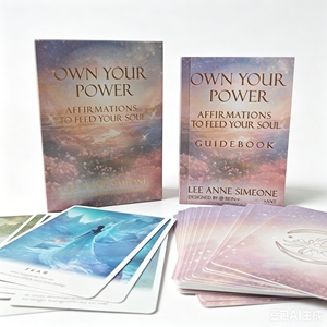 Cartas de <span class=keywords><strong>Tarot</strong></span> Impresas Profesionalmente Personalizadas OEM, Baraja de Oráculo Positivo para el Destino con Guía y Caja - Product Image 4