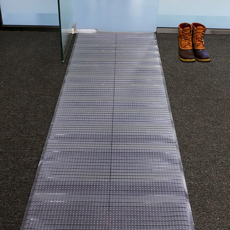 Clear Vinyl Heavy Duty Plastic Floor Runner Protector for Low Pile Carpet