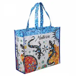 Best Price Promotional Non Woven Tote Shopping Bags With Custom Printed Logo Shop Reusabl Fold Bag