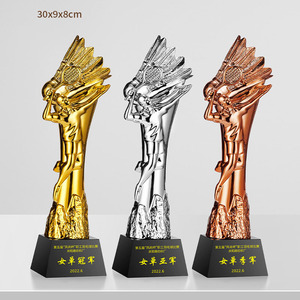 Competencia deportiva, trofeo <span class=keywords><strong>de</strong></span> cristal, baloncesto, fútbol, voleibol, tenis, béisbol, bádminton, tenis <span class=keywords><strong>de</strong></span> mesa, trofeo <span class=keywords><strong>de</strong></span> campeón - Product Image 3