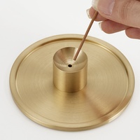 Brûleur d'encens et diffuseur multifonctionnel traditionnel chinois Chenlang en laiton massif du Moyen-Orient, livraison rapide, aromatique et biologique