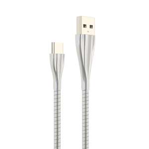 Chất lượng cao thép không gỉ kim loại linh hoạt 8Pin Micro USB USB sạc nhanh hơn Cáp dữ liệu cho Iphone cho Android - Product Image 5