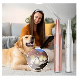 Smile whitening teeth ultrasonic scaler white pen Electric Plaque Calculus Remover For pets