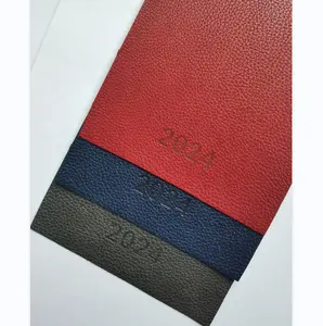 High Quality PU Synthetic Leather With Hot-perssing For Bags Diary Case Use